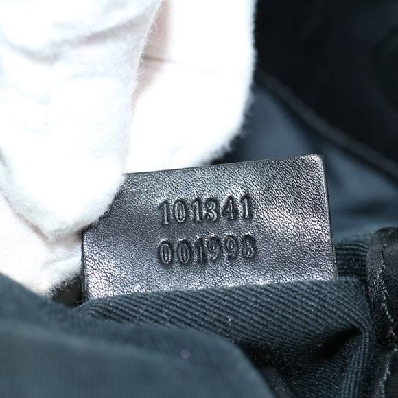 GUCCI GG Canvas Shoulder Bag Black 101341 Auth ki2878 - Picture 12 of 16